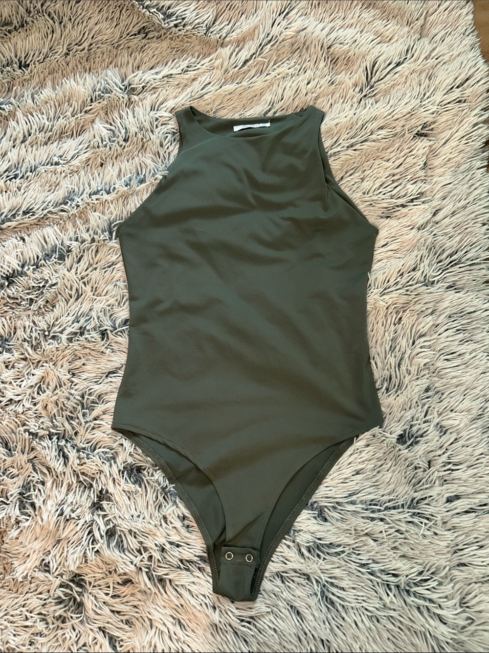 Olive Green Reoria Bodysuit
